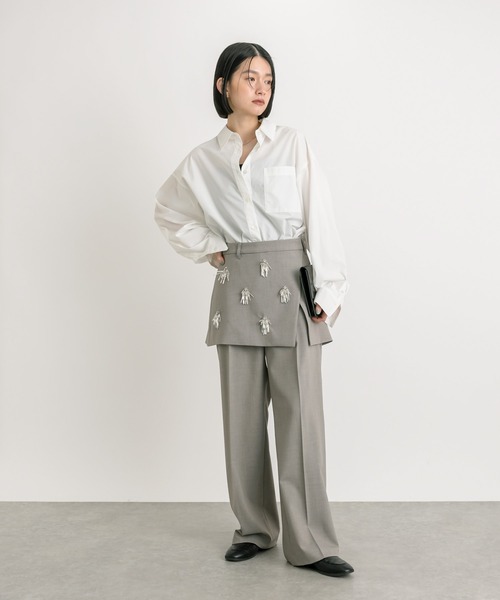 RIVE DROITE（リヴドロワ）の「MONN.:. (モン)/ルーズシャツ（シャツ/ブラウス・レディース・オフホワイト・FREE）」の22枚目の写真