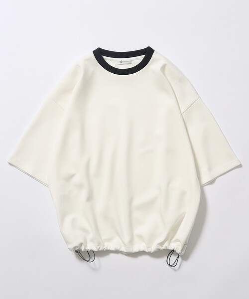 tk.TAKEO KIKUCHI(ティーケータケオキクチ)の「◆マシュマロドロスト半袖カットソー(Tシャツ/カットソー・メンズ・ホワイト系5/ホワイト/カーキ/ブルー系その他/ブラック系4/ブラック・88)」の2枚目の写真