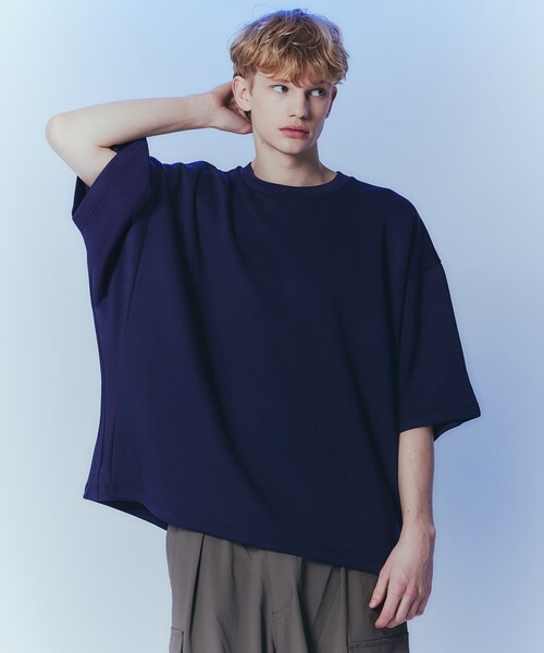 tk.TAKEO KIKUCHI(ティーケータケオキクチ)の「◆マシュマロドロスト半袖カットソー(Tシャツ/カットソー・メンズ・ホワイト系5/ホワイト/カーキ/ブルー系その他/ブラック系4/ブラック・88)」の6枚目の写真