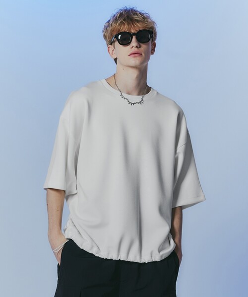 tk.TAKEO KIKUCHI(ティーケータケオキクチ)の「◆マシュマロドロスト半袖カットソー(Tシャツ/カットソー・メンズ・ホワイト系5/ホワイト/カーキ/ブルー系その他/ブラック系4/ブラック・88)」の1枚目の写真