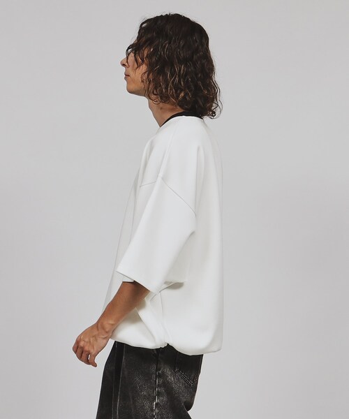 tk.TAKEO KIKUCHI(ティーケータケオキクチ)の「◆マシュマロドロスト半袖カットソー(Tシャツ/カットソー・メンズ・ホワイト系5/ホワイト/カーキ/ブルー系その他/ブラック系4/ブラック・88)」の22枚目の写真