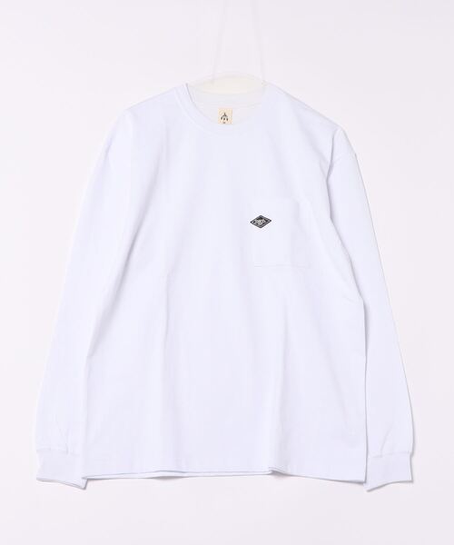 NO WAY(ノーウェイ)の「/ミドルウェイト クルーネックポケット刺繍ロングスリーブ(Tシャツ/カットソー・メンズ・ブルー/ブラック/ホワイト・MEDIUM/LARGE)」の7枚目の写真