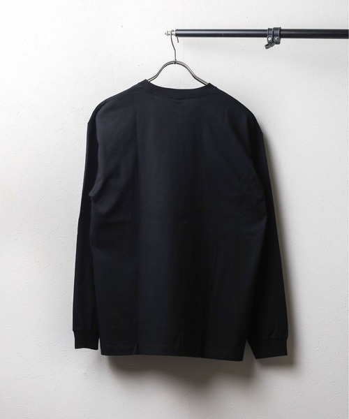 NO WAY(ノーウェイ)の「/ミドルウェイト クルーネックポケット刺繍ロングスリーブ(Tシャツ/カットソー・メンズ・ブルー/ブラック/ホワイト・MEDIUM/LARGE)」の5枚目の写真