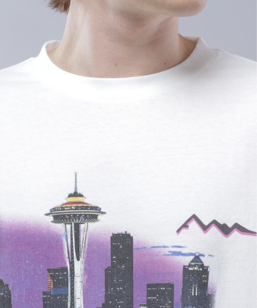 MANASTASH（マナスタッシュ）の「MANASTASH/マナスタッシュ/RE:CTN TEE HAPPY HOUR Tシャツ（Tシャツ/カットソー・メンズ・バイオレット/ブラック/ホワイト・M/L/XL/S）」の7枚目の写真