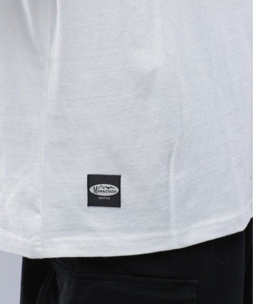 MANASTASH（マナスタッシュ）の「MANASTASH/マナスタッシュ/RE:CTN TEE HAPPY HOUR Tシャツ（Tシャツ/カットソー・メンズ・バイオレット/ブラック/ホワイト・M/L/XL/S）」の11枚目の写真