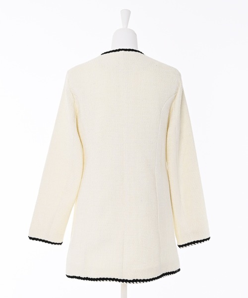 Narcissus(ナルシス)の「【Narcissus】ツイードワンピース(ワンピース・レディース・ブラック/ホワイト・FREE)」の14枚目の写真