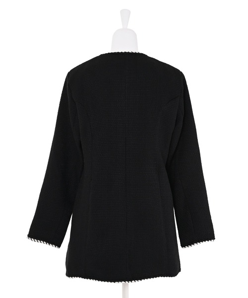 Narcissus(ナルシス)の「【Narcissus】ツイードワンピース(ワンピース・レディース・ブラック/ホワイト・FREE)」の8枚目の写真