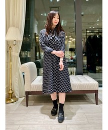 極美品 Brooks Brothers 24SS ポルカドット シャツドレス 6 極美品 Brooks Brothers 24SS ポルカドット シャツドレス 6