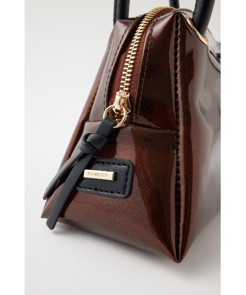 MOUSSY(マウジー)の「GLITTER CLEAR ミニバッグ(ハンドバッグ・レディース・ライム/ブラウン・FREE)」の16枚目の写真