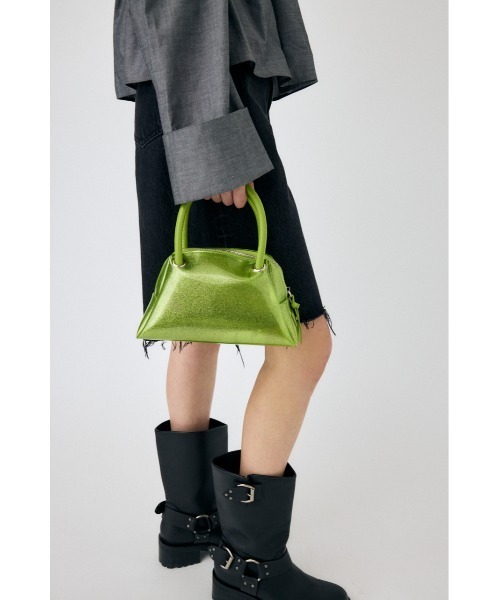 MOUSSY(マウジー)の「GLITTER CLEAR ミニバッグ(ハンドバッグ・レディース・ライム/ブラウン・FREE)」の19枚目の写真