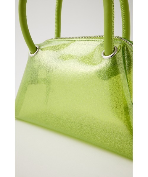 MOUSSY(マウジー)の「GLITTER CLEAR ミニバッグ(ハンドバッグ・レディース・ライム/ブラウン・FREE)」の3枚目の写真