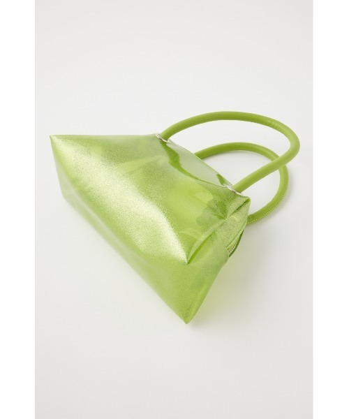 MOUSSY(マウジー)の「GLITTER CLEAR ミニバッグ(ハンドバッグ・レディース・ライム/ブラウン・FREE)」の6枚目の写真