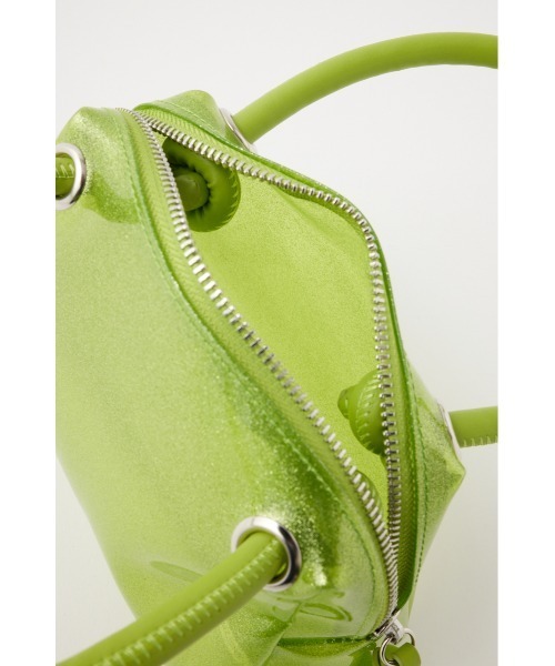 MOUSSY(マウジー)の「GLITTER CLEAR ミニバッグ(ハンドバッグ・レディース・ライム/ブラウン・FREE)」の7枚目の写真