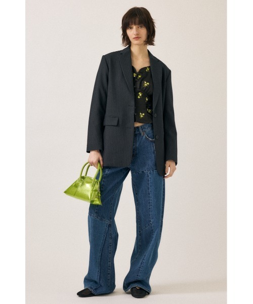 MOUSSY(マウジー)の「GLITTER CLEAR ミニバッグ(ハンドバッグ・レディース・ライム/ブラウン・FREE)」の9枚目の写真