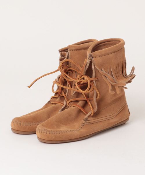 【セール】/ミネトンカ MINNETONKA/FRINGE ANKLE TRAMPER BOOT(ブーツ)|Minnetonka(ミネトンカ)