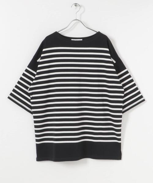 URBAN RESEARCH(アーバンリサーチ)の「USAコットンバスクTシャツ(Tシャツ/カットソー・メンズ・オフホワイト/ブラック系その他/チャコールグレー/カーキ/ホワイト系その他/ブルー系その他・SMALL/MEDIUM/LARGE)」の18枚目の写真