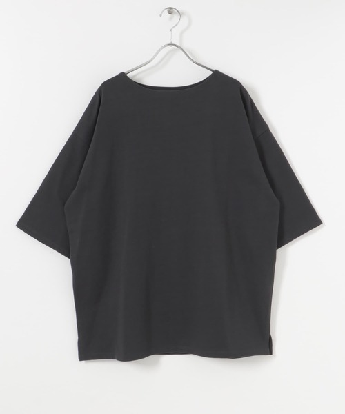 URBAN RESEARCH(アーバンリサーチ)の「USAコットンバスクTシャツ(Tシャツ/カットソー・メンズ・オフホワイト/ブラック系その他/チャコールグレー/カーキ/ホワイト系その他/ブルー系その他・SMALL/MEDIUM/LARGE)」の13枚目の写真