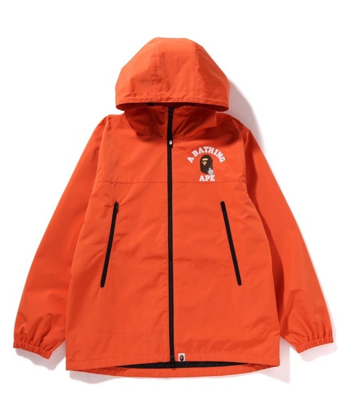 A BATHING APE(アベイシングエイプ)の「GO APE POINTER COLLEGE HOODIE JACKET(ミリタリージャケット・メンズ・オレンジ/ブラック・LARGE/MEDIUM)」の2枚目の写真