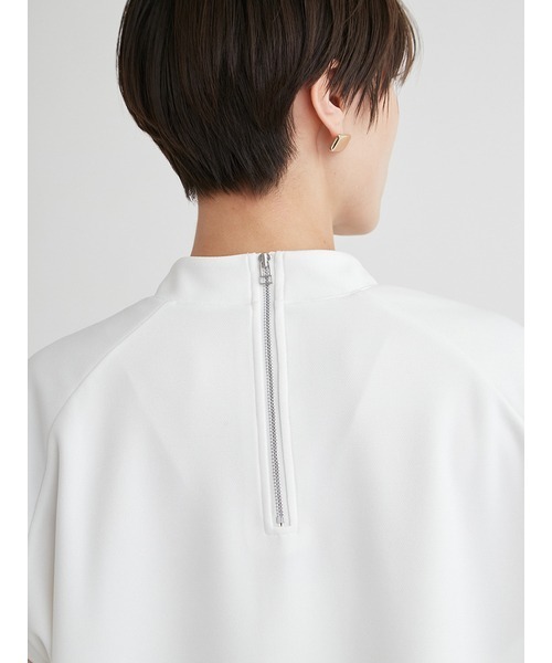 emmi(エミ)の「eco ダンボールニットコクーンプルオーバー(Tシャツ/カットソー・レディース・ネイビー/ホワイト・FREE)」の9枚目の写真