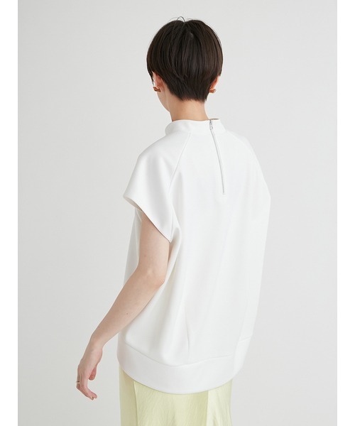 emmi(エミ)の「eco ダンボールニットコクーンプルオーバー(Tシャツ/カットソー・レディース・ネイビー/ホワイト・FREE)」の5枚目の写真