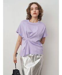 ELENDEEK | サイドドレープカットソー(Tシャツ/カットソー)