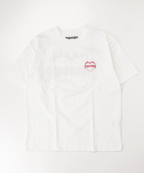 THRASHER（スラッシャー）の「【ムラサキスポーツ限定】THRASHER/スラッシャー  水陸両用 オーバーサイズ UVケア 半袖ラッシュガードTシャツ  TC-003（Tシャツ/カットソー・レディース・ホワイト/ブラック・XL/L/M）」の17枚目の写真