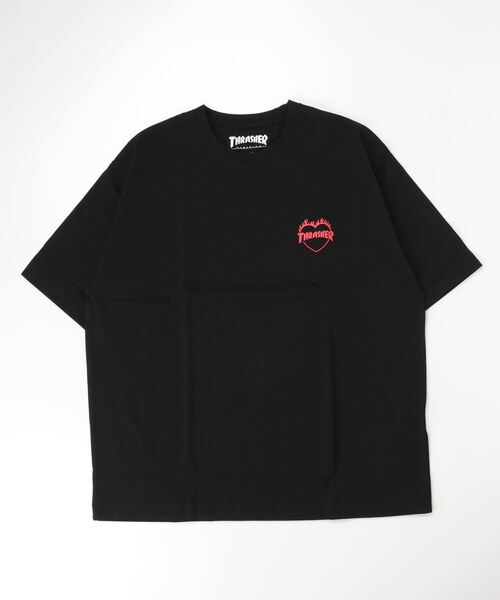 THRASHER（スラッシャー）の「【ムラサキスポーツ限定】THRASHER/スラッシャー  水陸両用 オーバーサイズ UVケア 半袖ラッシュガードTシャツ  TC-003（Tシャツ/カットソー・レディース・ホワイト/ブラック・XL/L/M）」の16枚目の写真