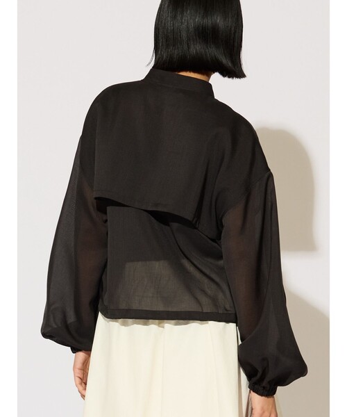 セール】MIDIUMISOLID Lady's シアーブルゾン（ダウンジャケット