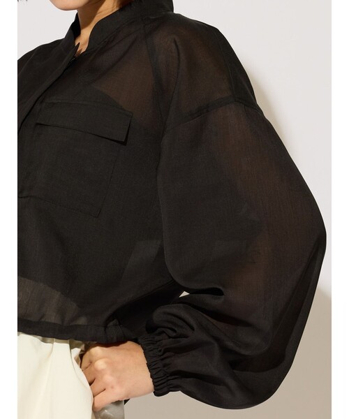 セール】MIDIUMISOLID Lady's シアーブルゾン（ダウンジャケット