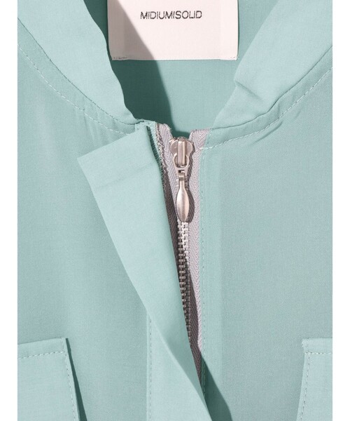 セール】MIDIUMISOLID Lady's シアーブルゾン（ダウンジャケット