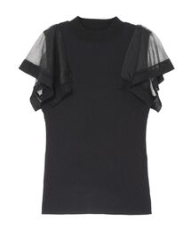 LAGUNAMOON | ハンカチーフスリーブニットプルオーバー(ニット/セーター)