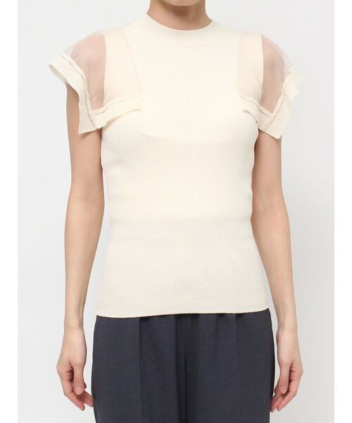 LAGUNAMOON(ラグナムーン)の「ハンカチーフスリーブニットプルオーバー(ニット/セーター・レディース・ブラック/ホワイト/オレンジ・FREE)」の17枚目の写真