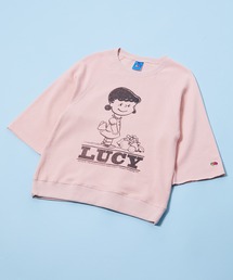 FRUIT OF THE LOOM（フルーツオブザルーム）の「FTL × PEANUTS半袖スウェット / コラボ / ピーナッツ / スヌーピー / 半袖 / プリント / カジュアル / ユニセックス（Tシャツ/カットソー）」