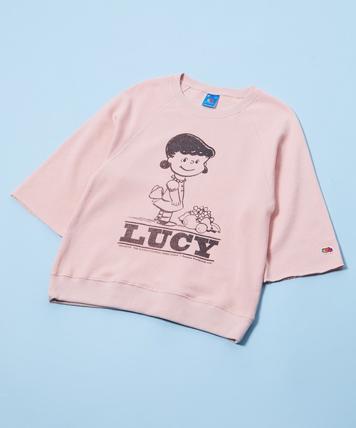 FRUIT OF THE LOOM(フルーツオブザルーム)の「FTL × PEANUTS半袖スウェット / コラボ / ピーナッツ / スヌーピー / 半袖 / プリント / カジュアル / ユニセックス(Tシャツ/カットソー・キッズ・A/B/C/D/E・S/M/L)」の4枚目の写真