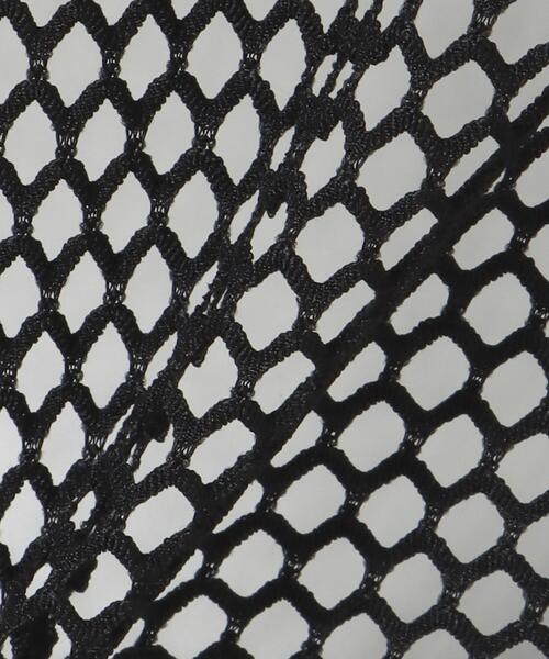 INGNI（イング）の「袖ラインメッシュプルオーバー（その他トップス・レディース・ブラック/オフホワイト・M）」の3枚目の写真