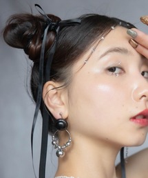 amplis（アンプリス）の「シックラウンドストーンマルチwayピアス/metromy（ピアス（両耳用））」