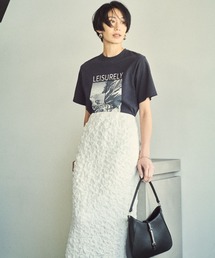 ミラオーウェン Mila Owen 花柄アシンメトリーヘム プリーツスカート 黄 イエロー 0 190214T レディース Mila Owen ひざ丈スカート 花柄アシンメトリーヘムプリーツスカート