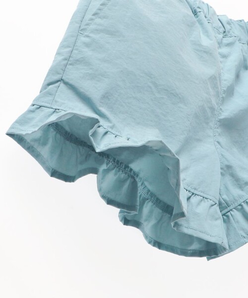 BRANSHES（ブランシェス）の「【水陸両用/撥水加工】裾フリルショートパンツ（その他パンツ・キッズ・カラフル/ピンクベージュ/ブルー・110/90/130/150/120/100/140）」の8枚目の写真
