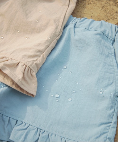 BRANSHES（ブランシェス）の「【水陸両用/撥水加工】裾フリルショートパンツ（その他パンツ・キッズ・カラフル/ピンクベージュ/ブルー・110/90/130/150/120/100/140）」の5枚目の写真