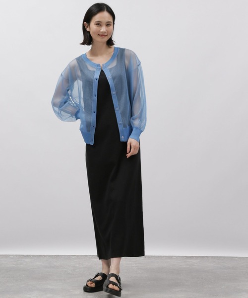 LAKOLE(ラコレ)の「2WAYラメシアークルーカーディガン / 113790(カーディガン/ボレロ・レディース・オレンジ/グレー/ブルー/ブラック・SMALL/MEDIUM)」の16枚目の写真