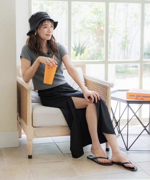 coca（coca）（コカ）の「【WEB限定セール】ポケッタブルサファリハット（ハット・レディース・ブラック/カーキ・ONE SIZE）」の8枚目の写真