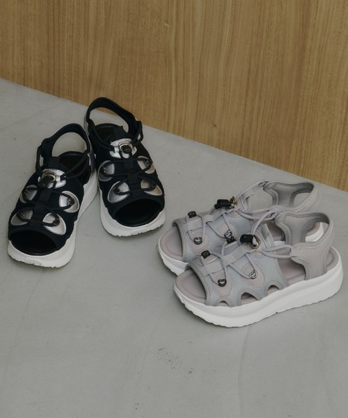 idem(イデム)の「heart nuance sports sandal/ハートスポーツサンダル(サンダル・レディース・ブラック/グレー・SMALL/MEDIUM/LARGE)」の10枚目の写真
