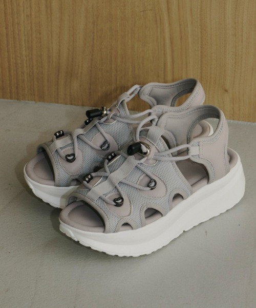 idem(イデム)の「heart nuance sports sandal/ハートスポーツサンダル(サンダル・レディース・ブラック/グレー・SMALL/MEDIUM/LARGE)」の6枚目の写真