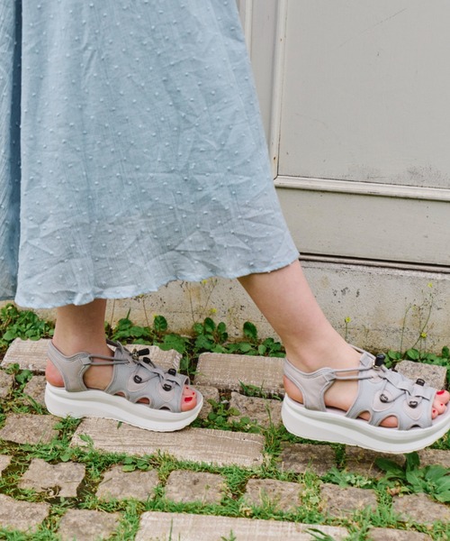 idem(イデム)の「heart nuance sports sandal/ハートスポーツサンダル(サンダル・レディース・ブラック/グレー・SMALL/MEDIUM/LARGE)」の20枚目の写真