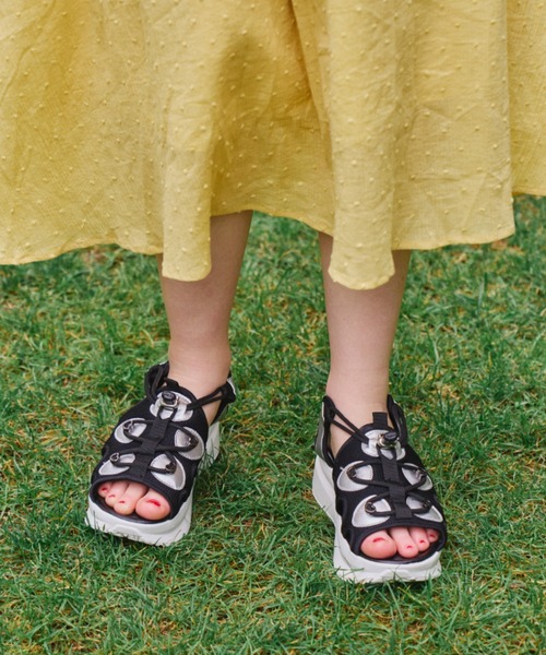 idem(イデム)の「heart nuance sports sandal/ハートスポーツサンダル(サンダル・レディース・ブラック/グレー・SMALL/MEDIUM/LARGE)」の15枚目の写真