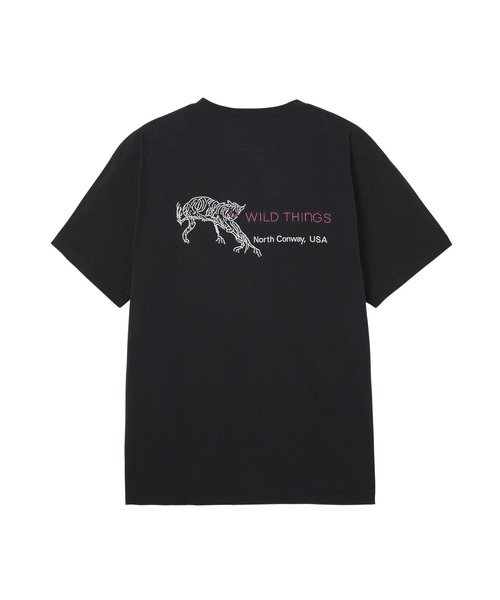 WILD THINGS(ワイルドシングス)の「WILDTHINGS WILD CAT WT24043SK(Tシャツ/カットソー・メンズ・ホワイト/ブラック/カーキ・L/M/XL)」の2枚目の写真