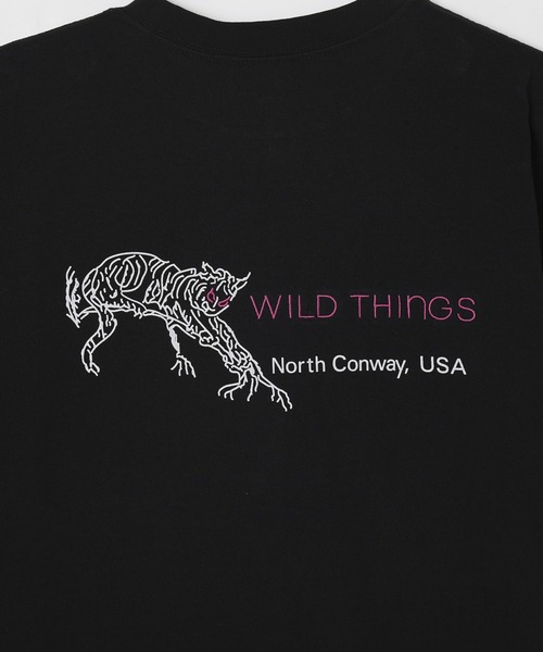 WILD THINGS(ワイルドシングス)の「WILDTHINGS WILD CAT WT24043SK(Tシャツ/カットソー・メンズ・ホワイト/ブラック/カーキ・L/M/XL)」の7枚目の写真