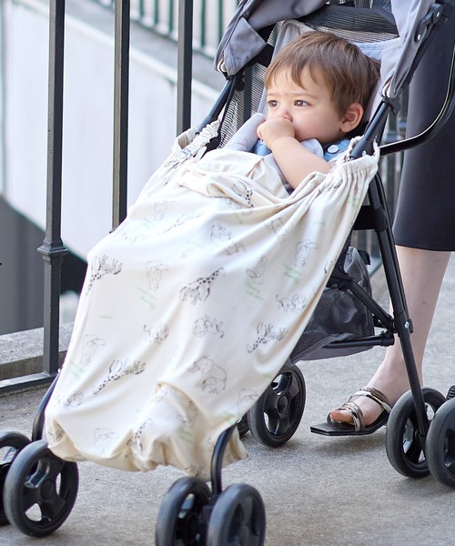 Rosemadame（ローズマダム）の「どうぶつ柄マルチケープ（接触冷感・UVカット・抗菌防臭）（授乳ケープ/授乳クッション・レディース・ライトグレー/ベージュ・FREE）」の17枚目の写真