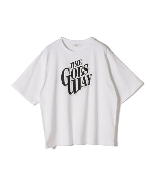 SHIPS(シップス)の「コーマ 天竺 プリント TEE(Tシャツ/カットソー・レディース・シルバーグレー/ライトグレー/ライトホワイト/ホワイト・ONE SIZE)」の5枚目の写真