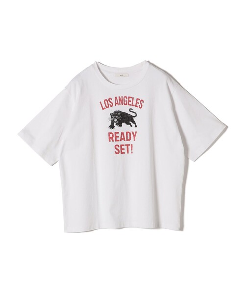 SHIPS(シップス)の「コーマ 天竺 プリント TEE(Tシャツ/カットソー・レディース・シルバーグレー/ライトグレー/ライトホワイト/ホワイト・ONE SIZE)」の7枚目の写真